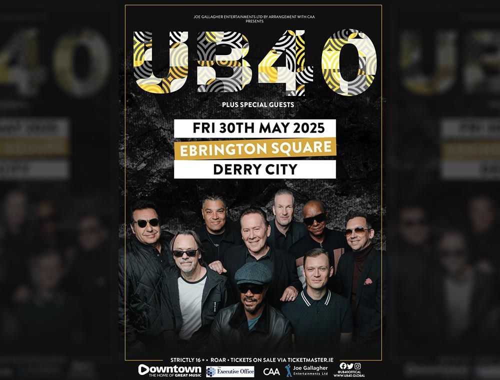 UB40 playing Ebrington Square in Derry