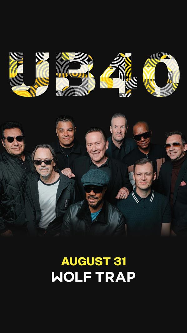 UB40 will be playing Wolf Trap on 31st August 2025