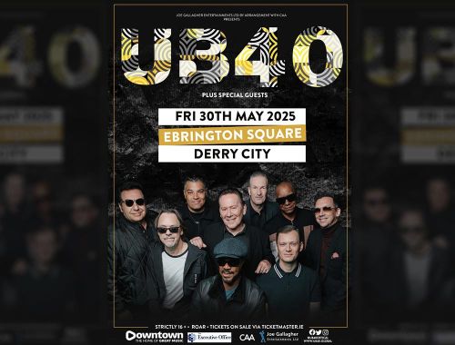 UB40 playing Ebrington Square in Derry