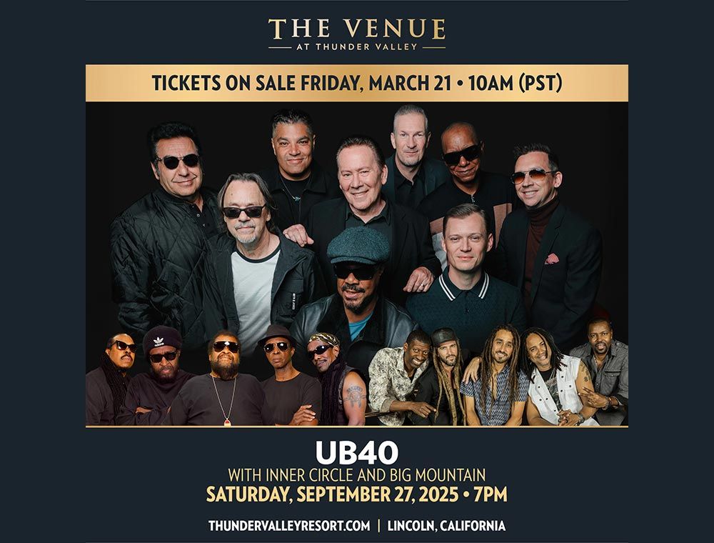 UB40 - The Benue at Thunder Valley - California