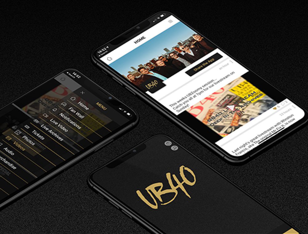 official UB40 app
